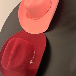 Stylish Pink and Red Women's Hats